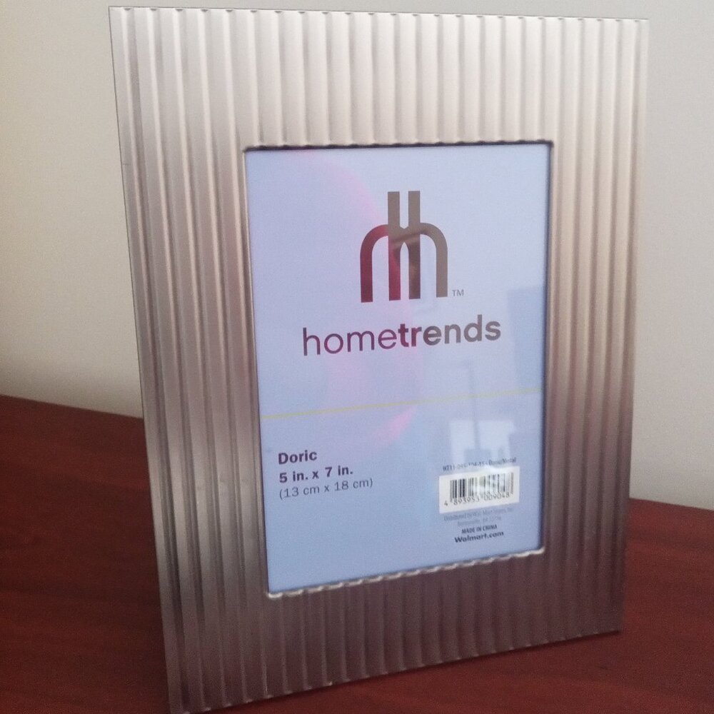 Home Trend Silver  5x7 picture frame